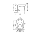 INODORO CORTO ADRIATICA FERRUM ICMJ B - Imagen 4