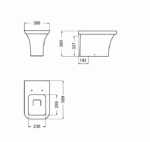 INODORO CORTO MILENA FERRUM IDCMJ B - Imagen 5