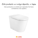 INODORO CORTO ROCA INSPIRA ROUND - Imagen 8