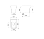 INODORO CORTO TEMPLE FERRUM IBCQX B - Imagen 4