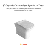 INODORO CORTO TEMPLE FERRUM IBCQX B - Imagen 5