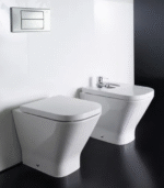 INODORO LARGO ROCA THE GAP BLANCO SALIDA DUAL - Imagen 4