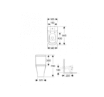 INODORO LARGO ROCA THE GAP BLANCO SALIDA DUAL - Imagen 7