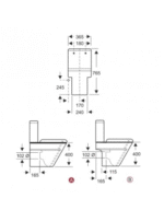 INODORO LARGO ROCA HALL LOZA - Imagen 2