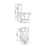 INODORO LARGO MURANO FERRUM IULJB - Imagen 5
