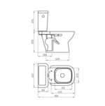 INODORO LARGO BARI FERRUM IKLM B - Imagen 5