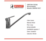 GRIFERIA MOZART PARA COCINA MONOCOMANDO COD9027 - Imagen 4