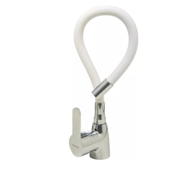GRIFERIA MOZARTCOCINA MONOCOMANDO FLEXIBLE BLANCA G8363B