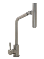 GRIFERIA MOZART COCINA MONOCOMANDO LUJO ACERO ROMA G7101