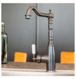 GRIFERIA H&D PARA COCINA MONOCOMANDO BRUSELAS VINTAGE RETRO - Imagen 3