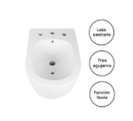 BIDET GLOA 3 AGUJEROS LINEA DAWSON - Imagen 3
