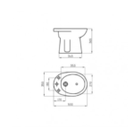 BIDET ANDINA FERRUM BEA3B - Imagen 3