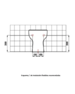 BIDET TRENTO FERRUM  BLANCO BEL1J - Imagen 5