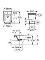 BIDET ROCA THE GAP BLANCO 1 AGUJERO - Imagen 6