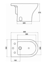 BIDET VENETO FERRUM BTA3J - Imagen 3