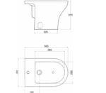 BIDET VENETO FERRUM BTA1J - Imagen 3