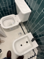 BIDET BARI DE COLGAR FERRUM 1 AGUJERO BKP1J - Imagen 6