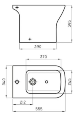 BIDET TEMPLE 1 AGUERO FERRUM - Imagen 3