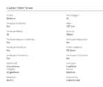 BIDET DE COLGAR MARINA BHP1J B - Imagen 3