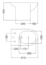 BIDET QUBIQ  FERRUM BRA3J - Imagen 6