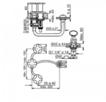 GRIFERIA BIDET ALERCE FV 295/D7 CROMO - Imagen 3