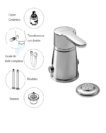 GRIFERIA DE BIDET PIAZZA YVON/EMBLEM MONOCOMANDO - Imagen 8