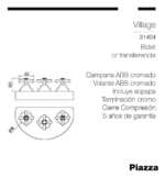 GRIFERIA DE BIDET PIAZZA VILLAGE 31404 - Imagen 5