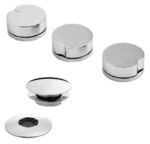 GRIFERIA DE BIDET PIAZZA LOUNGE STEEL C/TRANSF 22604ST