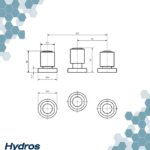 GRIFERIA DE BIDET HYDROS VIVA PLUS CROMO - Imagen 4