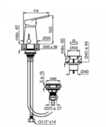 GRIFERIA DE BIDET FV COMPACTA MONOCOMANDO 189/M4 - Imagen 3
