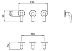 GRIFERIA DE BIDET PEIRANO LIVE C.CERAMICO 70-199 - Imagen 4