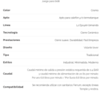 GRIFERIA DE BIDET EPUYEN 0295/L2-CR - Imagen 3
