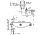 GRIFERIA DE BIDET LIBBY FV 295/39  CROMO - Imagen 2