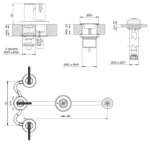 GRIFERIA DE BIDET MAUNA FV  295/G8  CROMO - Imagen 3