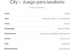 GRIFERIA DE LAVAOTRIO FV CITY 207/88 ST - Imagen 3