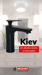 GRIFERIA DE LAVATORIO MOZART KIEV BAJA NEGRA G7181 - Imagen 9