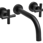 GRIFERIA DE LAVATORIO DE PARED PEIRANO BLACK VELVET 62-190