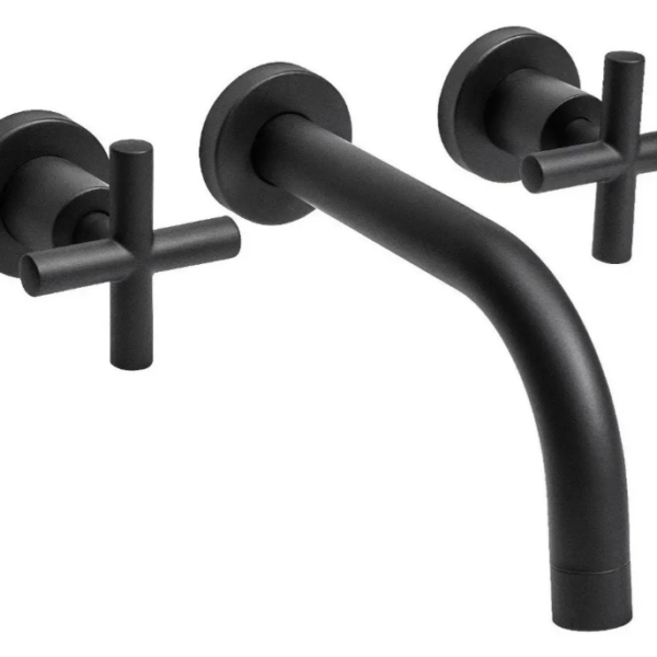 GRIFERIA DE LAVATORIO DE PARED PEIRANO BLACK VELVET 62-190