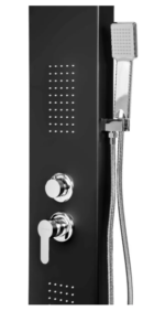 PANEL DE DUCHA ESCOCESA TAWAK DUBAI BLACK - Imagen 4