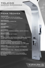 PANEL DE DUCHA ESCOCESA TAWAK TOLEDO - Imagen 4