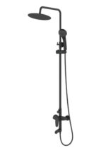 GRIFERIA COLUMNA DE DUCHA H&D REDONDA BLACK