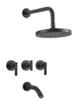 GRIFERIA DE DUCHA PEIRANO ADRA BLACK