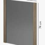 ESPEJO SCHNEIDER VR 80cm  EVR80PVC