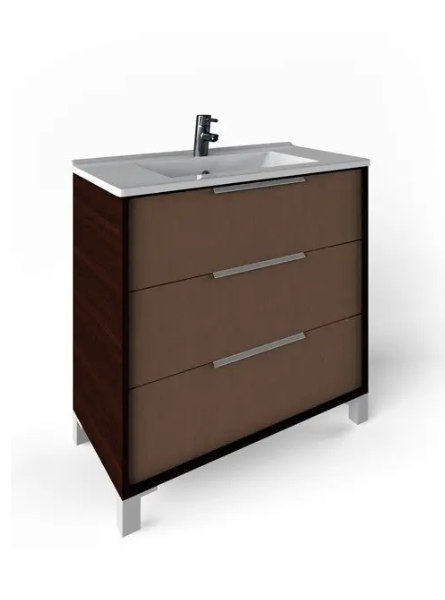 MUEBLE WATERVAN SETA WENGUE 70 cm c/mesada loza