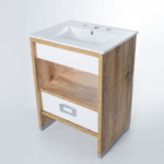 MUEBLE WATERVAN NORWAY 80 cm ATAKAMA s/mesada - Imagen 3