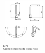 GRIFERIA DE COCINA HIDROMET JOCKEY 6370 - Imagen 2