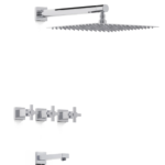 GRIFERIA DE DUCHA HIDROMET GEOMETRY c/transferencia 2803CR