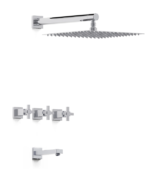 GRIFERIA DE DUCHA HIDROMET GEOMETRY c/transferencia 2803CR