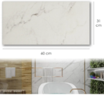 CERAMICA ANGELGRES STATUARIO BIANCO 30x60 - Imagen 10