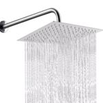 CABEZAL de DUCHA CUADRADO25 cm CON BRAZO